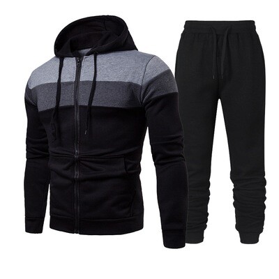 Men&#39;s Hooded Track Set