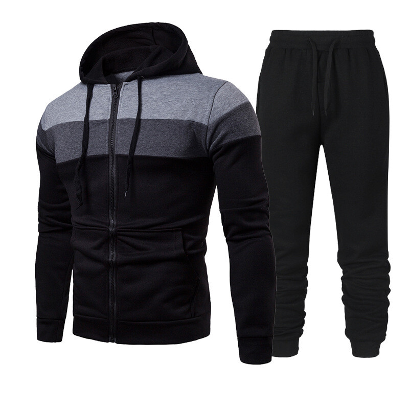 Men&#39;s Hooded Track Set