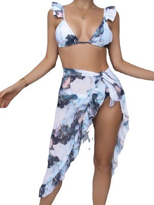 Three-piece Beach Bikini Set