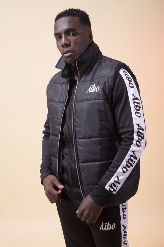 Doudoune Aïbo  noir sans manche