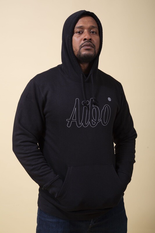 Sweat Aïbo à capuche noir