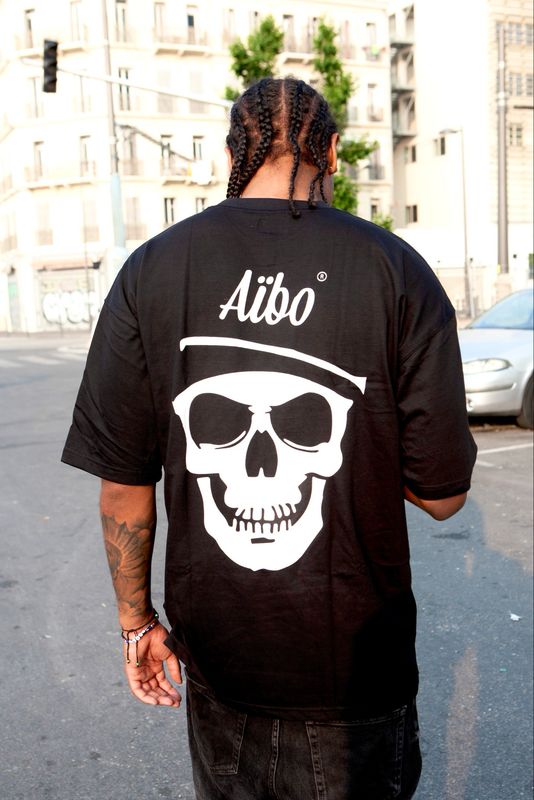Teeshirt Oversize / black Outlaw