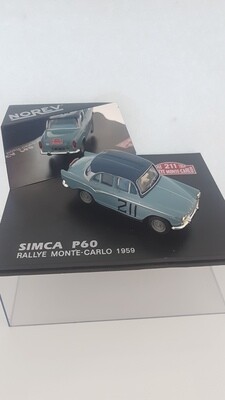 Norev Simca P60 - Monte Carlo 1959 Rally - Scale 1/43 (Rally77)
