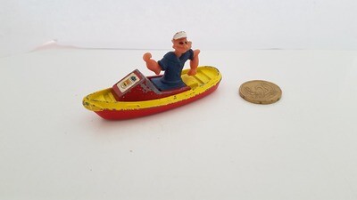 Corgi 1970&#39;s Popeye Boat (ZA334)
