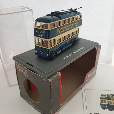 Corgi Original Omnibus 97811 Weymann Trolleybus Notts &amp; Derby Traction Co. - Scale 1/76 (XX562)
