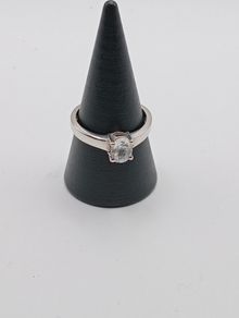 Sterling Silver Ring - Size L - Stamped 925 (SS587)