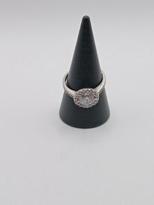 Sterling Silver Ring - Size N - Stamped 925 (SS743)