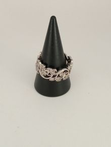Sterling Silver Ring - Size S - Stamped 925 (SS792)