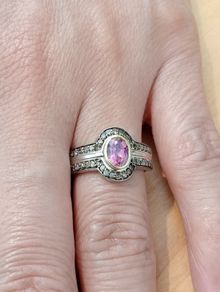Sterling Silver Ring - Size N - Stamped 925 (SS942)