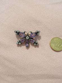 Sterling Silver Butterfly Brooch - Stamped for Silver (SS1098)