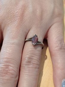 Sterling Silver Ring - Size Q - Stamped for Silver (SS1065)