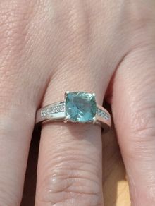 Sterling Silver Ring - Size Q - Stamped for Silver (SS1131)