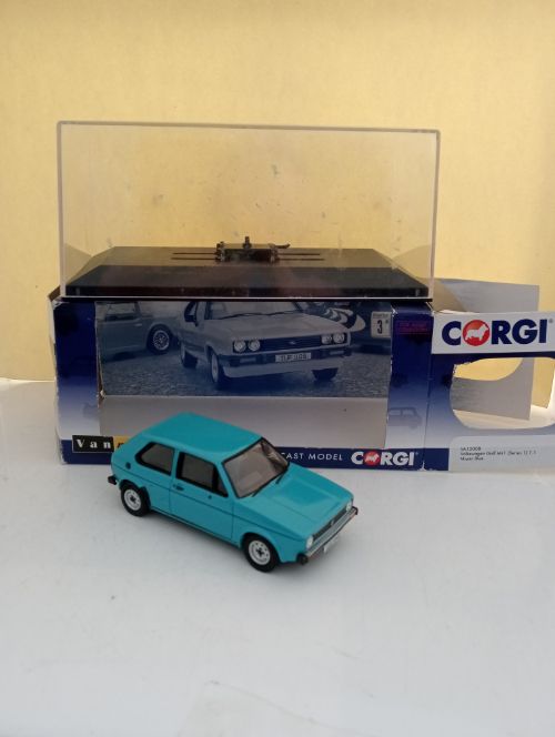 Rare Vanguards Corgi Volkswagen Golf MK1 - Scale 1/43, Missing Mirror - Off Plinth (CX160)
