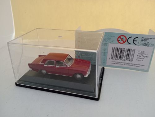 Oxford Diecast Ford Zephyr Maroon - Scale 1/76 (DX72)