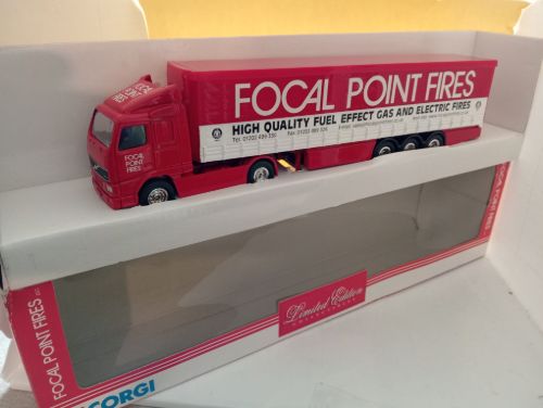 Corgi 1/64 Scale Volvo Curtainside - Focal Point Fires (DX98)
