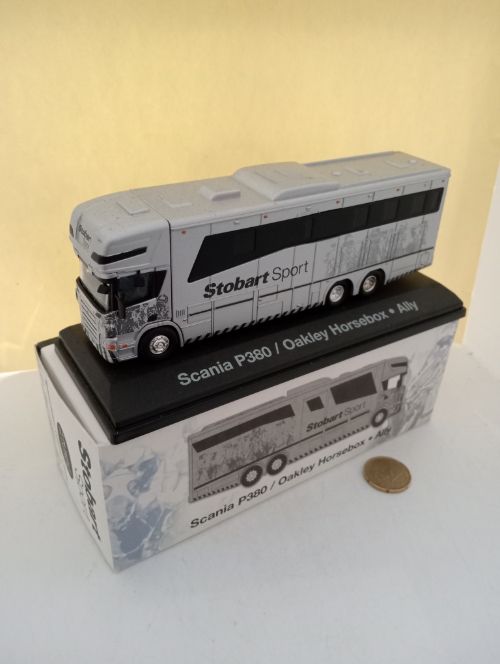 Atlas Eddie Stobart Scania Oakley Horebox - Ally - Model has been on display - Scale 1/76 (FX22)