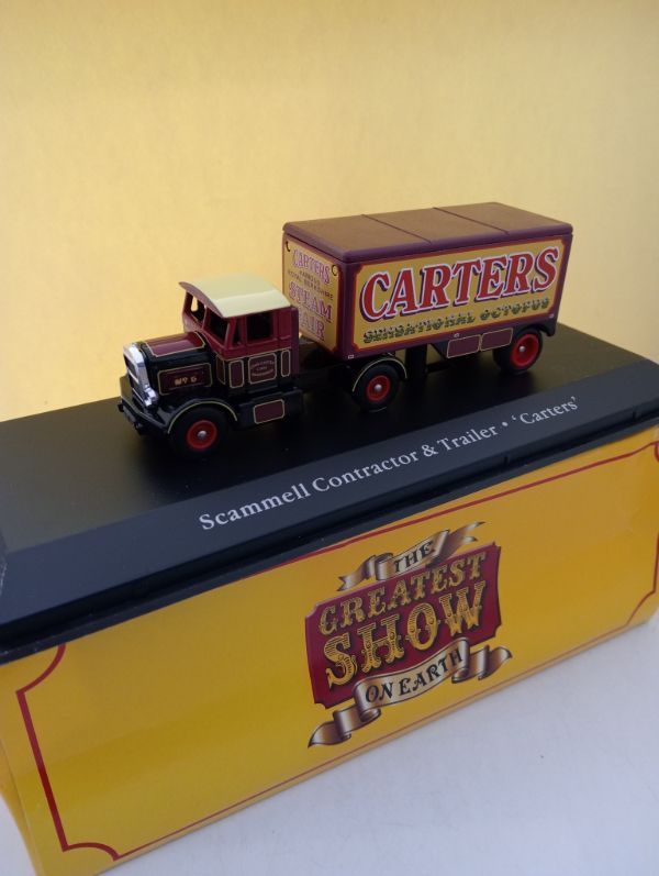 ATLAS EDITIONS The Greatest Show on Earth Scammell Contractor &amp; Trailer Carters - Scale 1/76 (FX86)