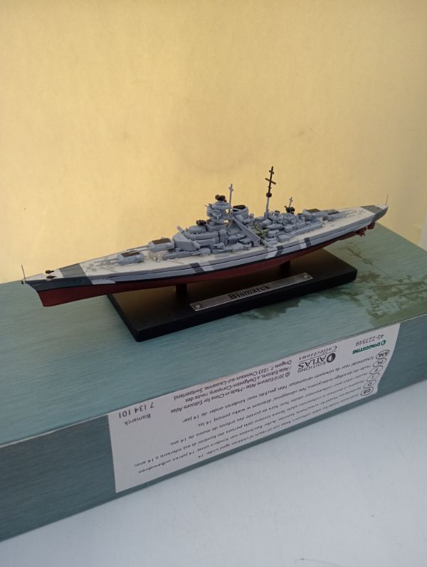 Atlas Editions 1/1250 Scale - Military Bismarck Battleship  (FX97)