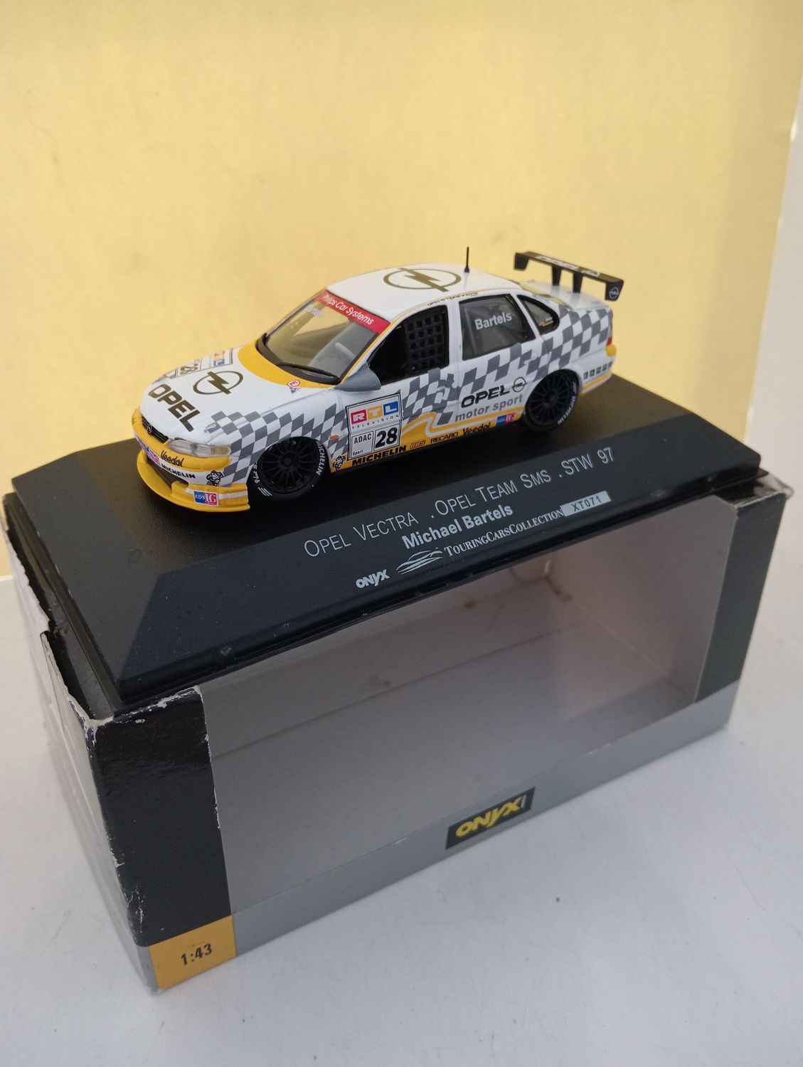 Onyx Opel Vectra Opel Team SMS STW 97 Michael Bartels - Scale 1/43