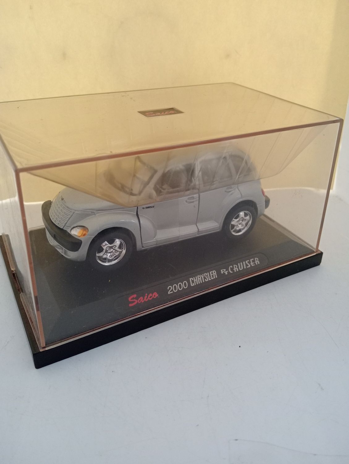 2000 SAICO Chrysler PT CRUISER 1/34 Scale Silver Opening Doors &amp; Hatch DP5019 (DX13)