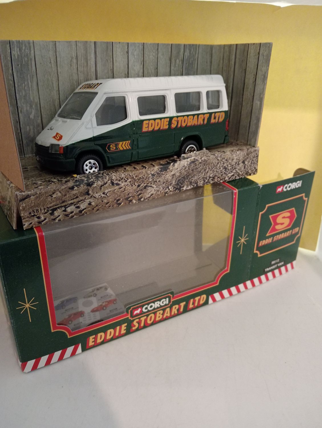 Corgi Eddie Stobart Transit Van Model (DX98)