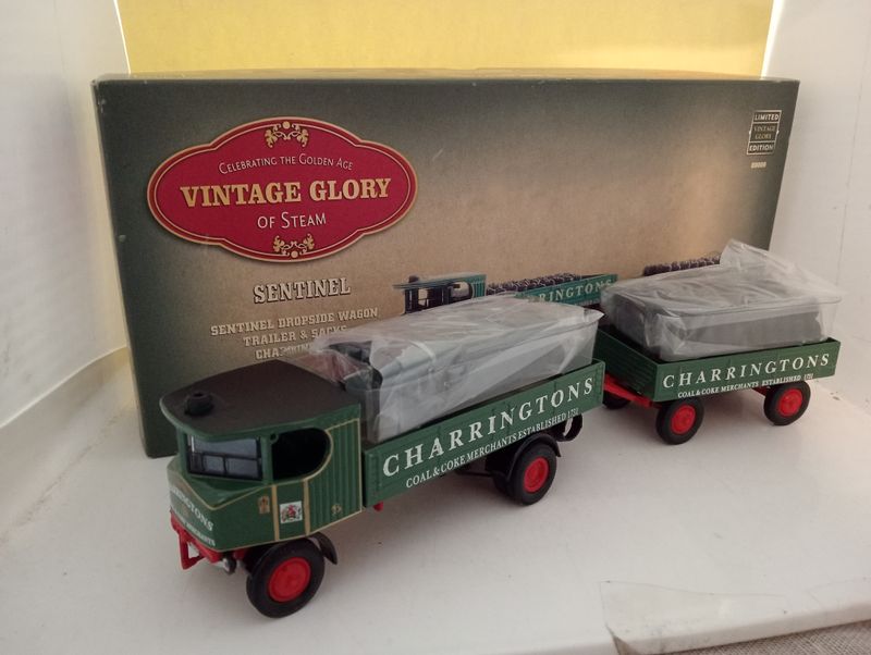 Corgi Vintage Glory Of Steam (80009) Sentinel Wagon - Charringtons - Scale 1/50 (GX73)