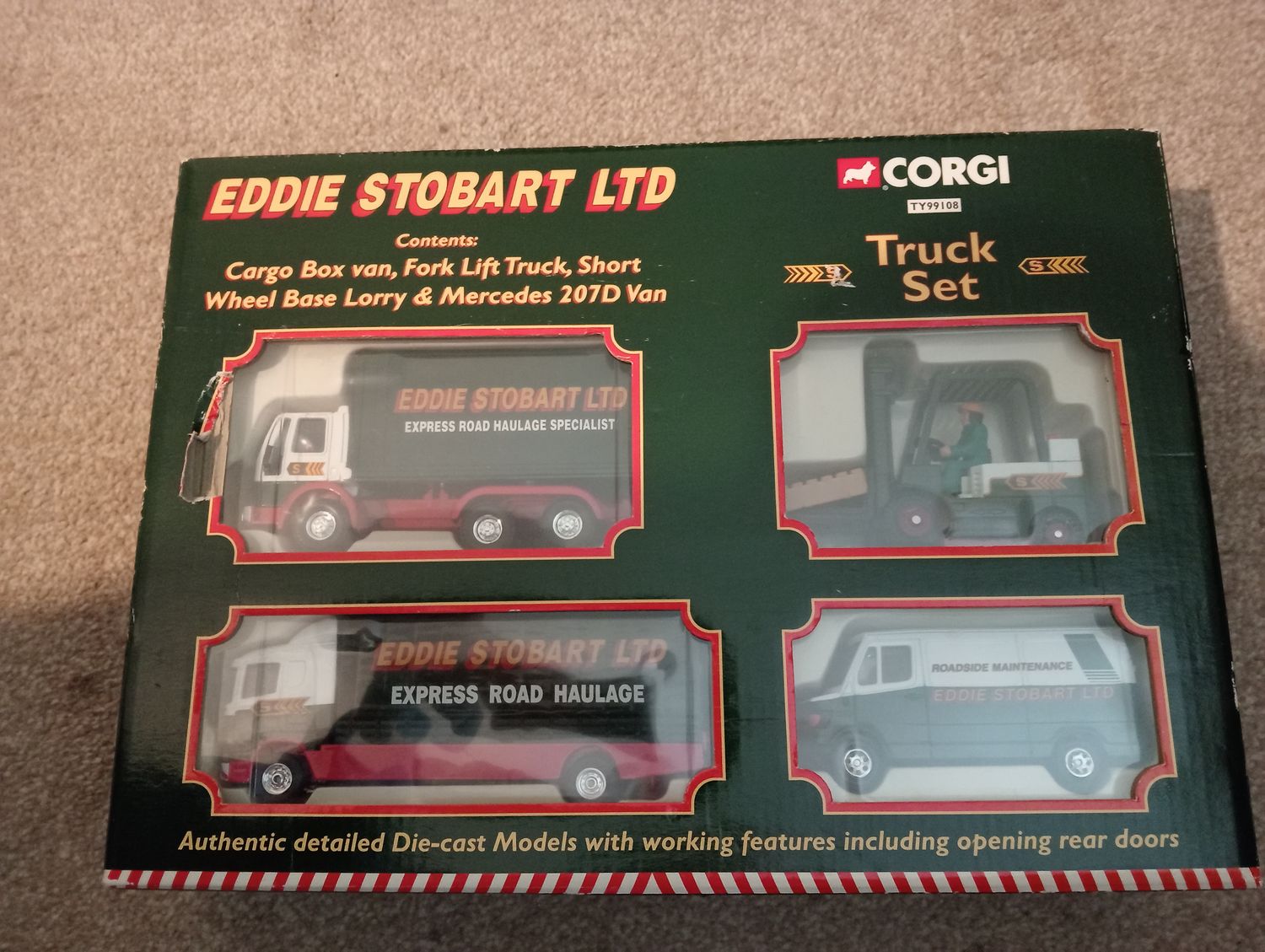 Corgi Eddie Stobart Truck Set - Large Box (GX35)