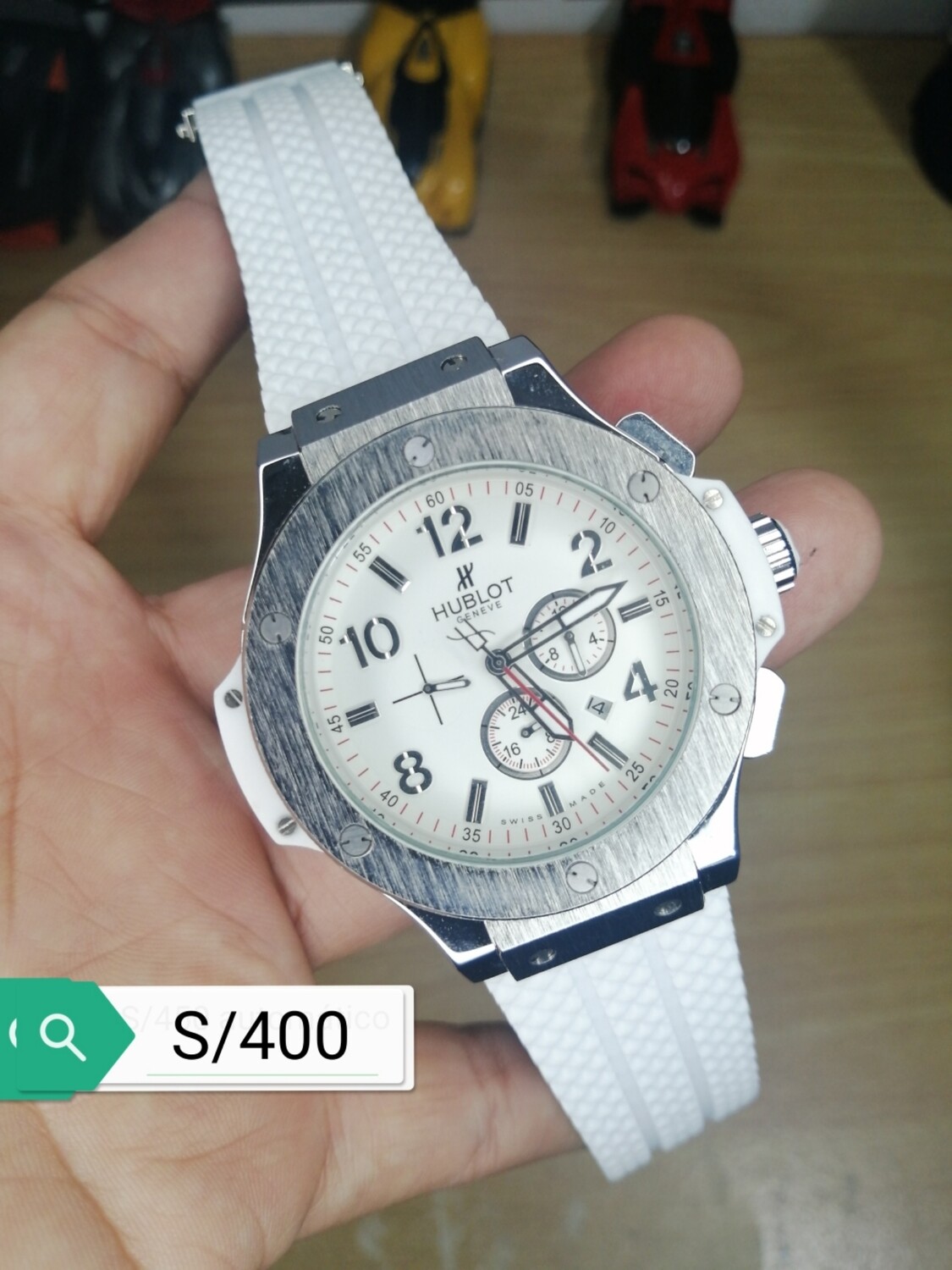 Hublot Geneve white plate
