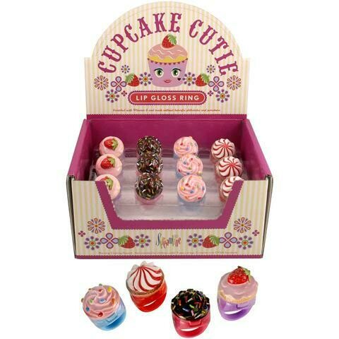 Cupcake Cutie Ring and Lip Gloss Cupcake Cutie Ring and Lip Gloss