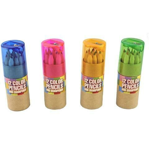 12 Color Pencils with Sharpener 12 Color Pencils with Sharpener