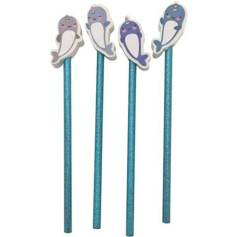 Narwhal Eraser and Pencil Narwhal Eraser and Pencil