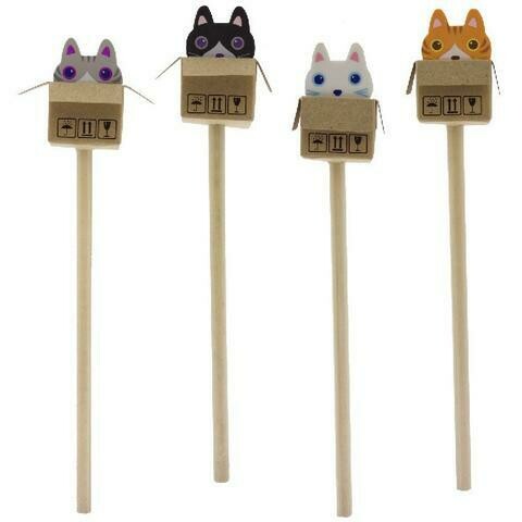 Cat in a Box Eraser and Pencil Cat in a Box Eraser and Pencil