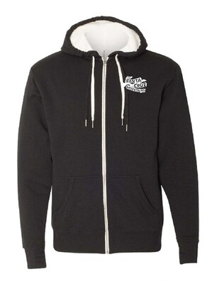 Premium Heavyweight Sherpa Lined Zip Hood Sweatshirt