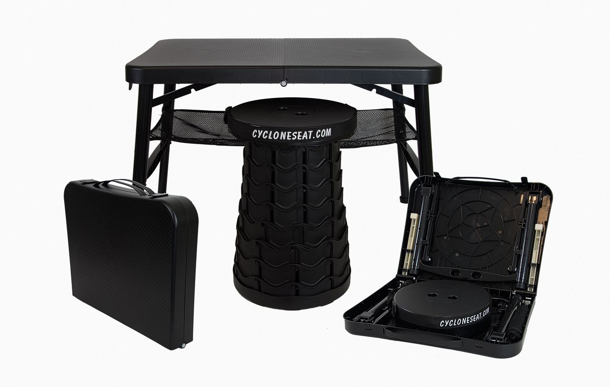 Cyclone Seat Table with Stool