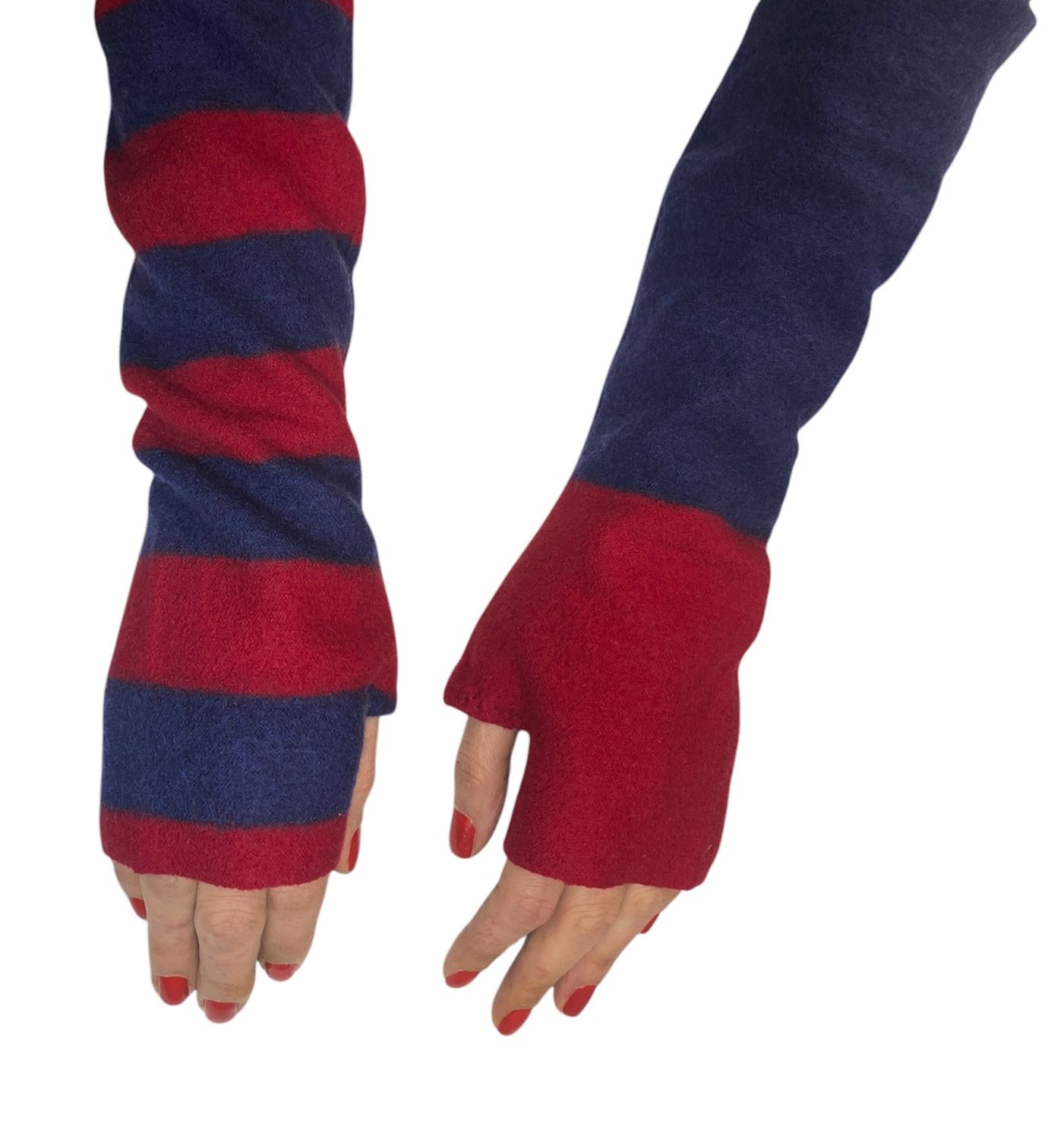 ​MOD: IMPAR Guantes sin dedos de lana merino 100% reciclada.