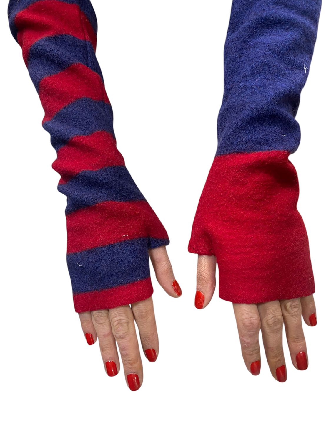 ​MOD: IMPAR Guantes sin dedos de lana merino 100% reciclada.