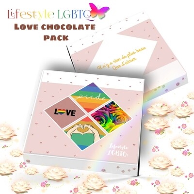 LGBTQ love chocolate pack ( 1x25)