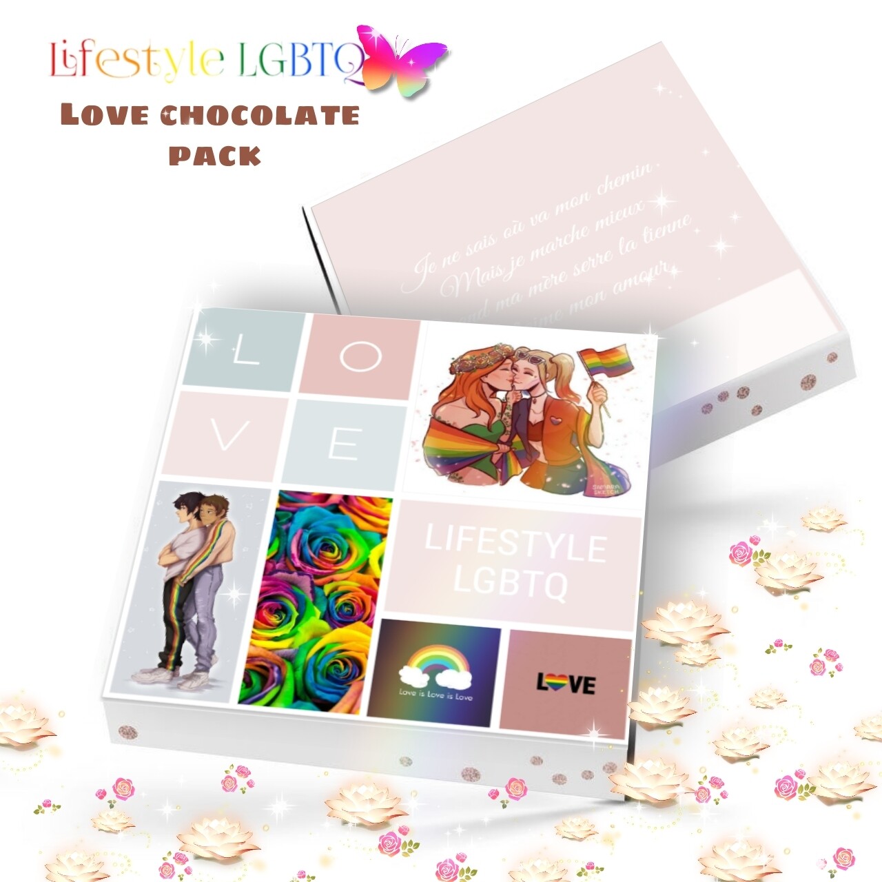 LGBTQ love chocolate pack (1x49)