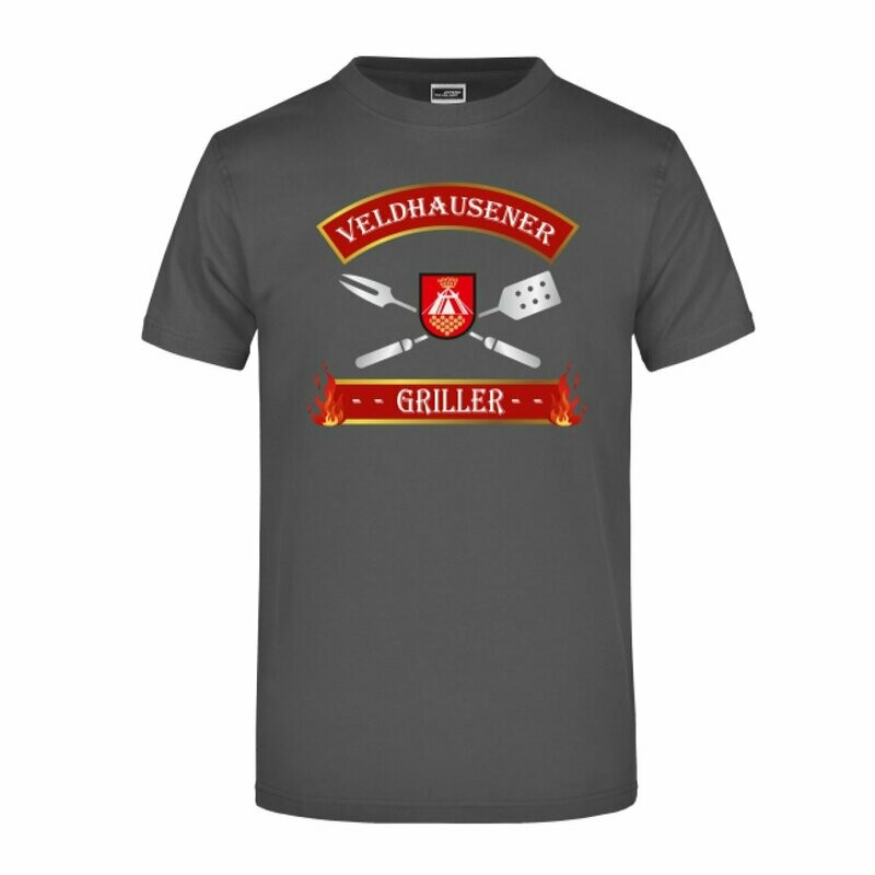 T-Shirt Veldhausen Griller, Farbe: Graphite