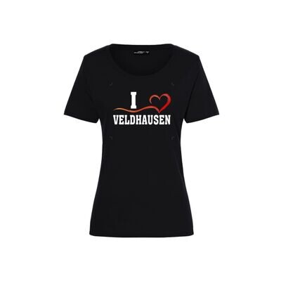 T-Shirt I love Veldhausen (Lady)