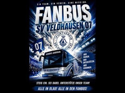 Fanbus für die erste Mannschaft SV Veldhausen 07
