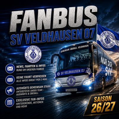 Fanbus für die erste Mannschaft SV Veldhausen 07