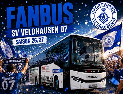 Fanbus für die erste Mannschaft SV Veldhausen 07