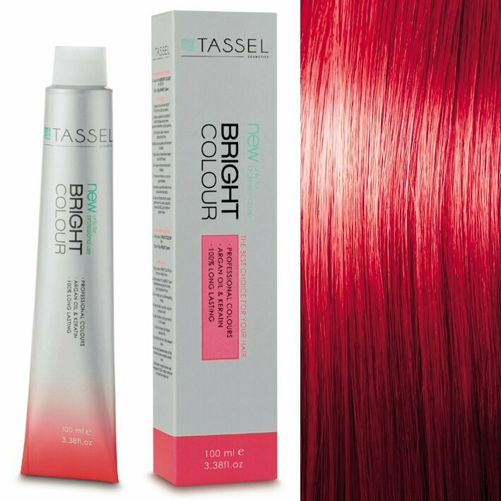 Tinte 7.62 Rubio medio rojo cereza 100ml tassel
