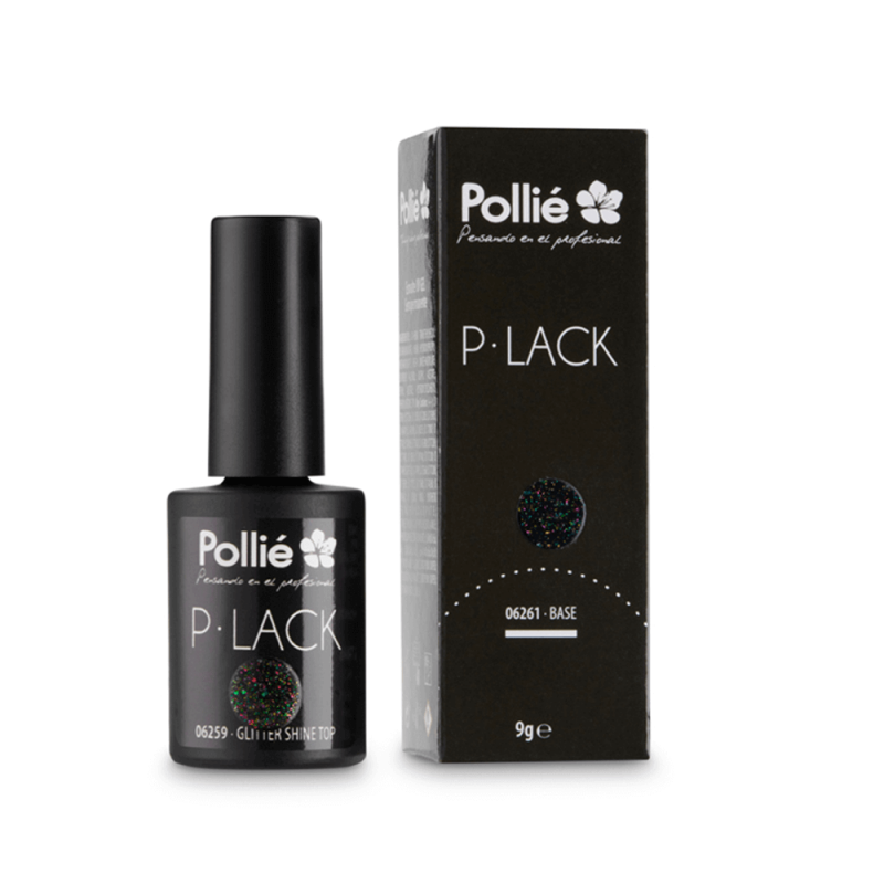 Glitter shine top esmalte semipermanente P-LACK R-6259