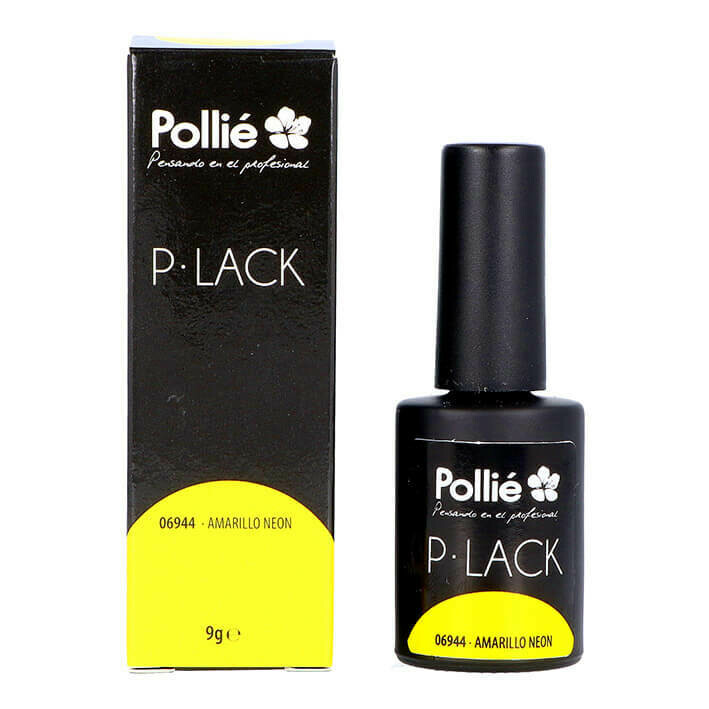 Esmalte semipermanente AMARILLO NEON P-LACK POLLIE