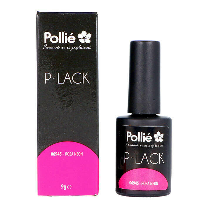 Esmalte semipermanente ROSA NEÓN P-lack POLLIE