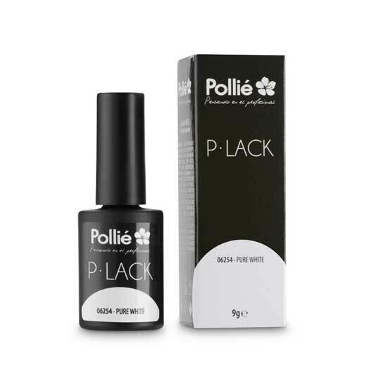 Esmalte semipermanente PURE WHITE P-LACK POLLIE