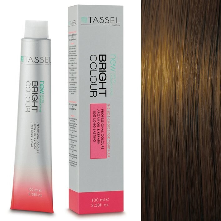 Tinte 7.7 Rubio medio marrón 100ml TASSEL