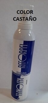 Espuma acondicionadora color CASTAÑO reforpel 300ml